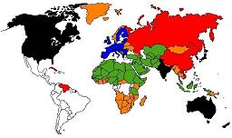 End Time Map: Four Horses