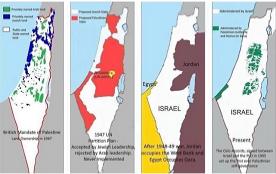 Israel Modern History Map