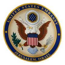 US Embassy in Jerusalem, Israel