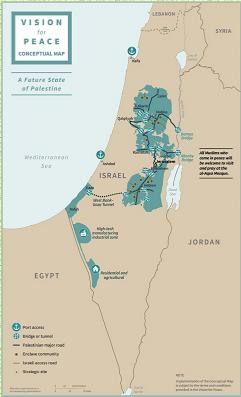 Peace Plan: Palestine Map