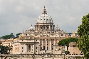 St. Peter's Basilica, Vatican City in Rome, Italy