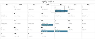 July 4, 1776: Golden Calf