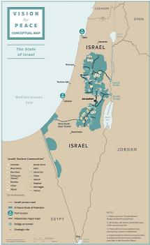 Trump Peace Plan: Israel Map