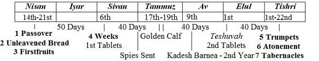 Jewish Calendar Feasts