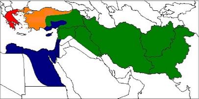 Divided Greek Empire