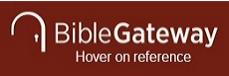 Hover on Bible reference.