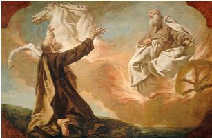 Rapture of Elijah by Giuseppe Angeli
