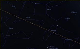 Constellations: Capricorn, Aquarius, Pisces, Aries