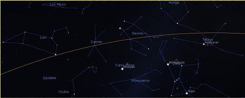 Constellations:Taurus, Gemini, Cancer, Leo