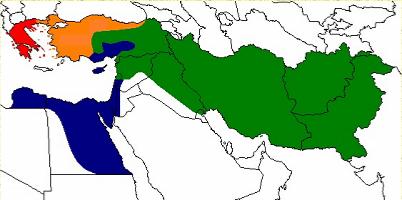 Divided Greek Empire 301 BC