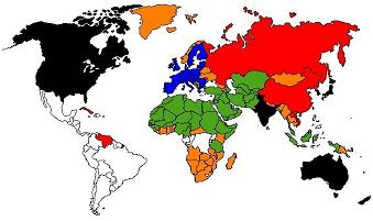 End Time Map: Four Horses + European Union