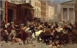 Bulls and Bears in the Market by William Beard