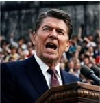 President Ronald Reagan in Berlin, Germany