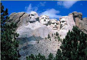 Mt Rushmore by Gutzon Borglum