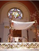 Chuppah at the Jewish Synagogue