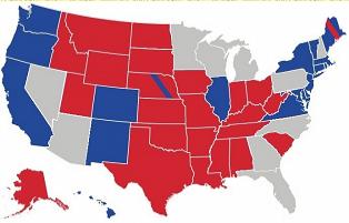 US Presidential Election Map