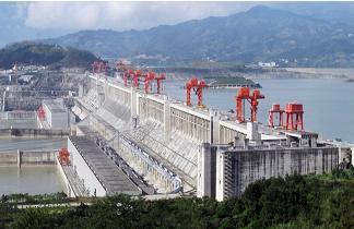 Three Gorges Dam along the Yangtze River in China